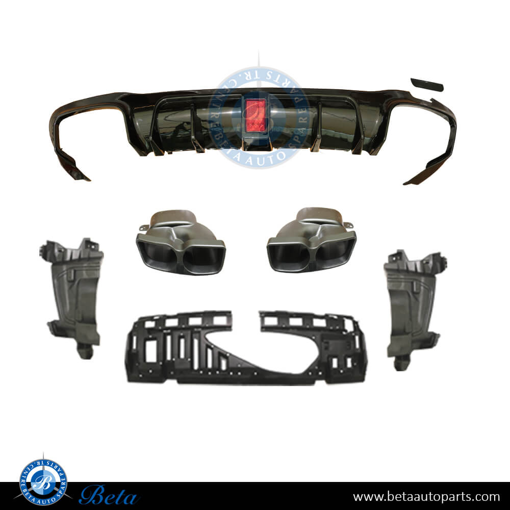 Rear Diffuser BBS Look for Normal AMG for Mercedes E-Class W213 2021-Up models, Part Number 2138855205 Rear Diffuser BBS Look for Normal AMG for Mercedes E-Class W213 2021-Up models, Part Number 2138855205
